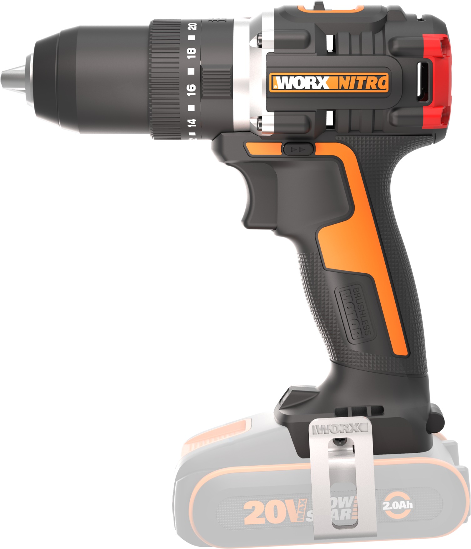 WORX Vŕtací skrutkovač AKU WX355.9 (bez AKU)