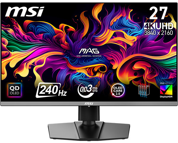 26.5" MSI MAG 272UP QD-OLED X24