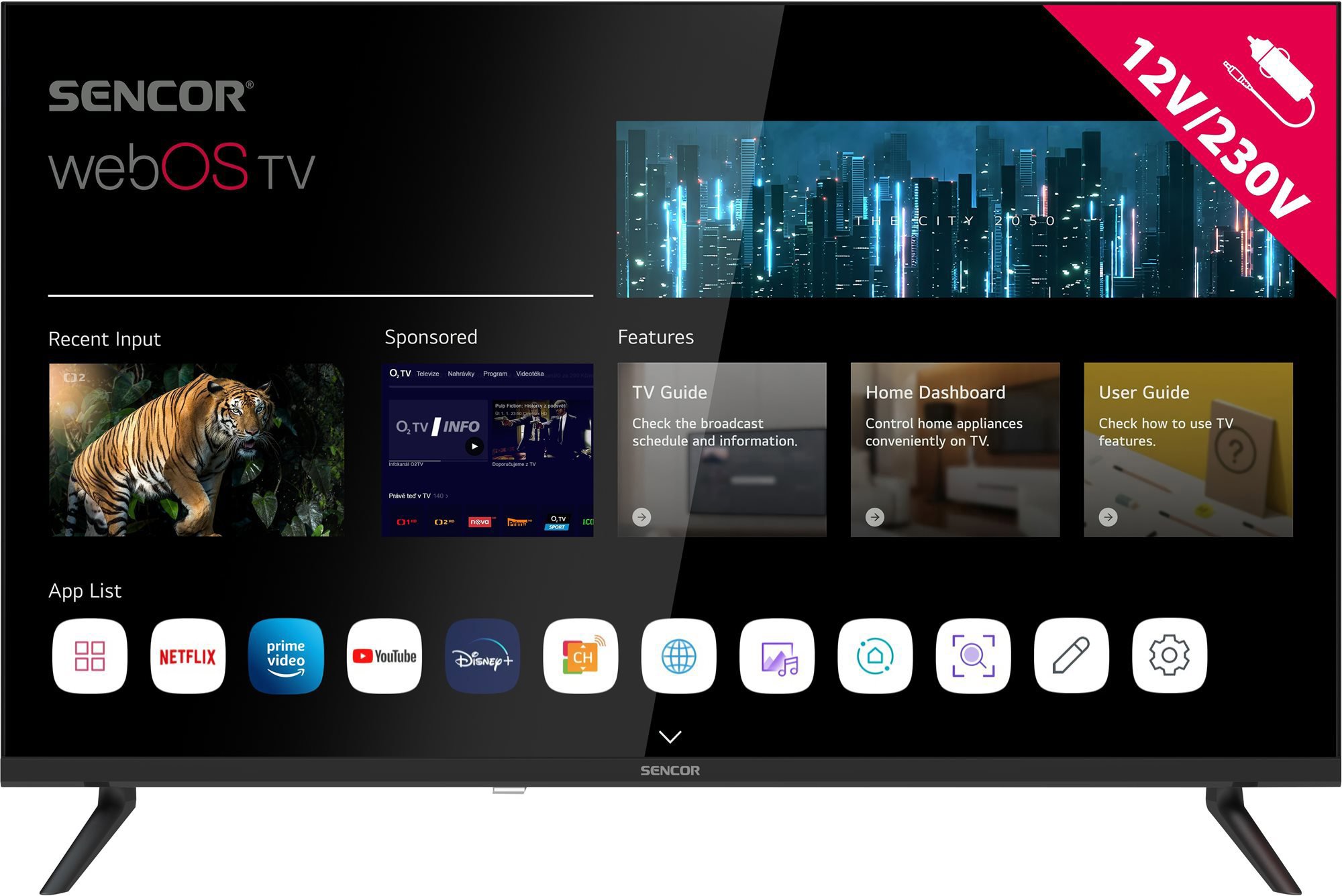 32" Sencor SLE 32S830MB