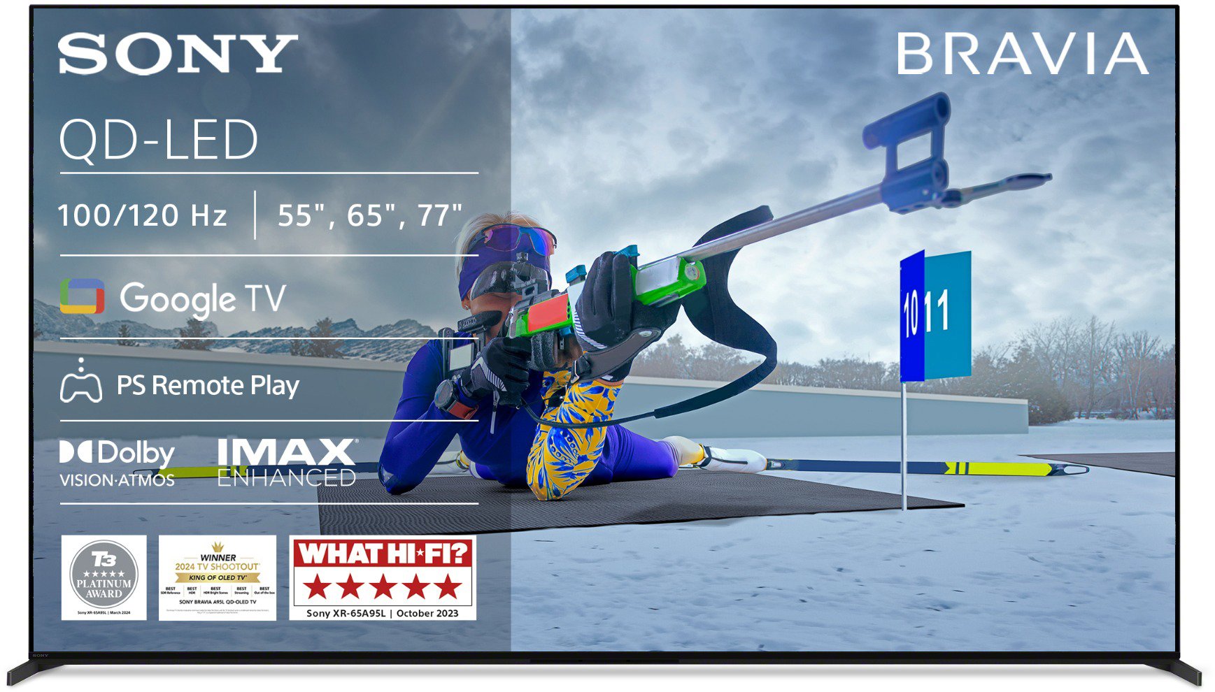 77" Sony Bravia QD-OLED XR-77A95L