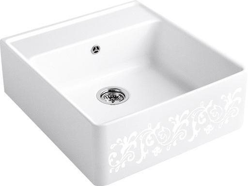 VILLEROY & BOCH Single 595 White Pearl Biela keramika Pearl