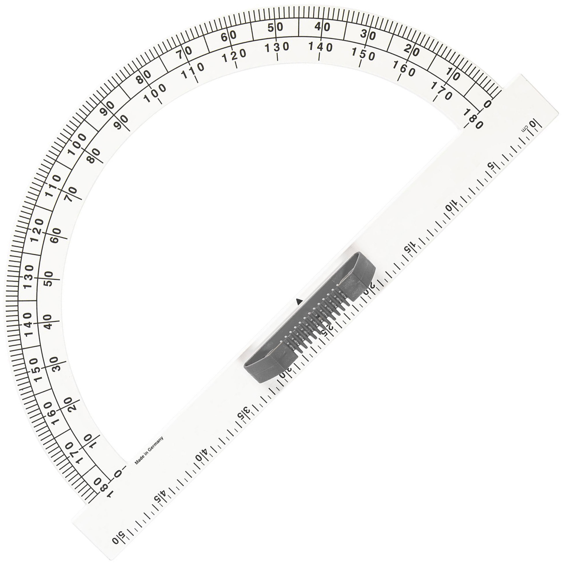 WISSNER magnetický tabuľový 180° 50 cm, biely