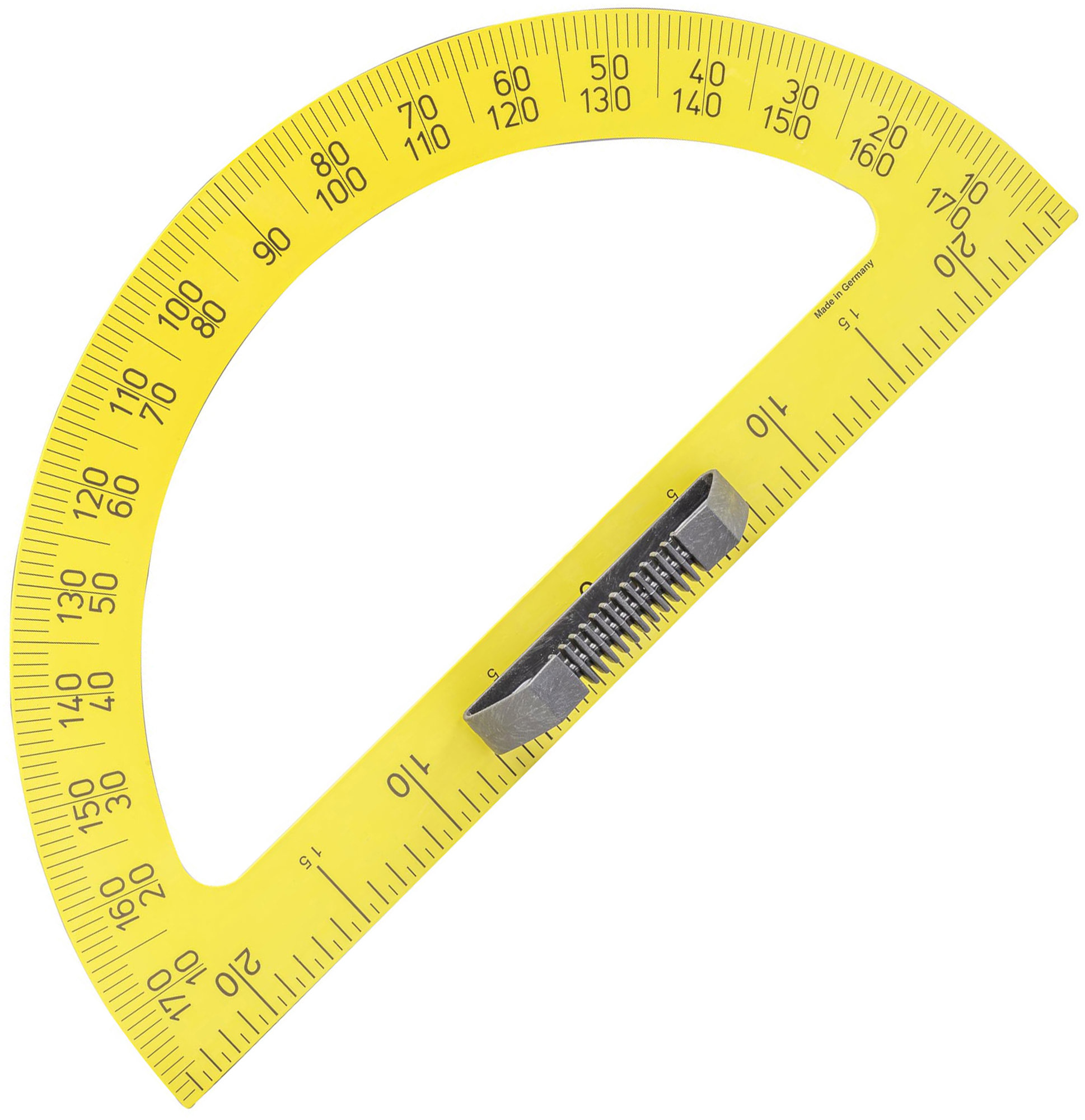 WISSNER tabuľový 180° 50 cm, žltý