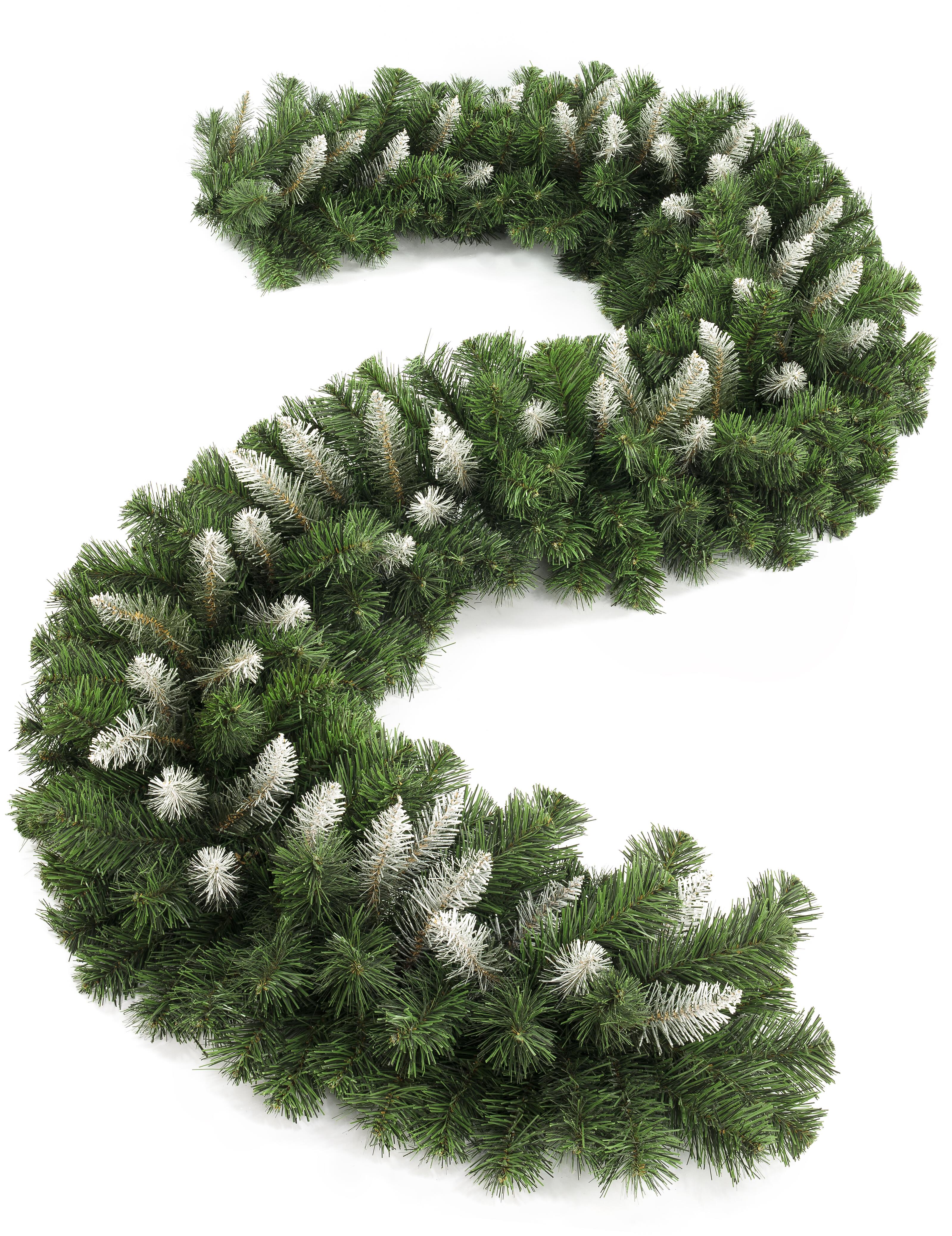 Aga Vianočná girlanda 270 cm zeleno-biela