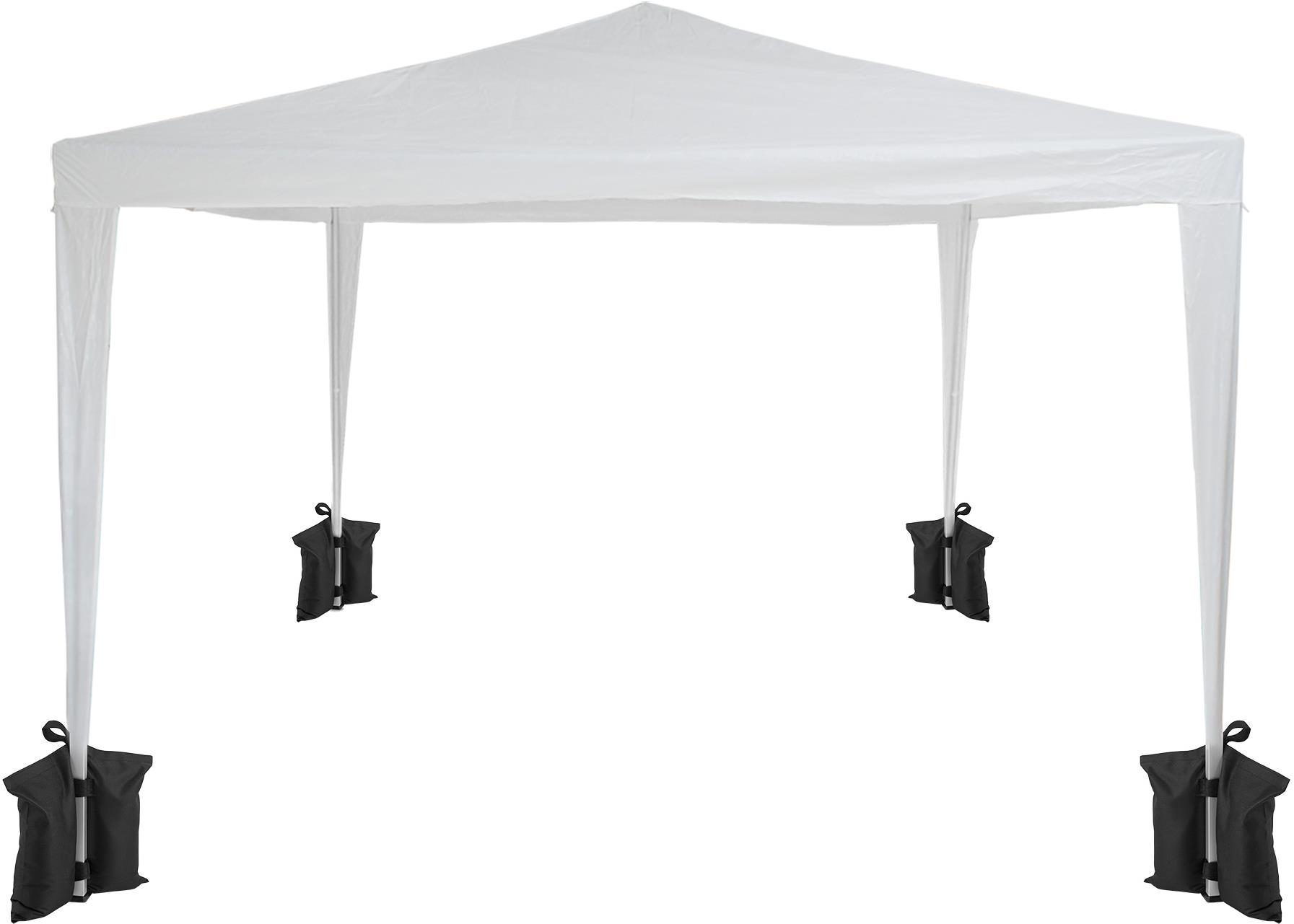 TecTake Sada 4 pavilónových závaží Sebora, čierne