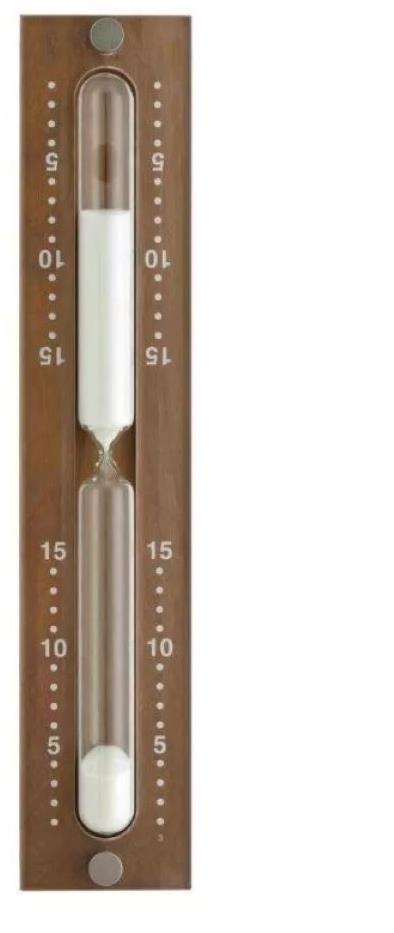 Eliga Presýpacie hodiny do sauny thermowood biely piesok 15 min