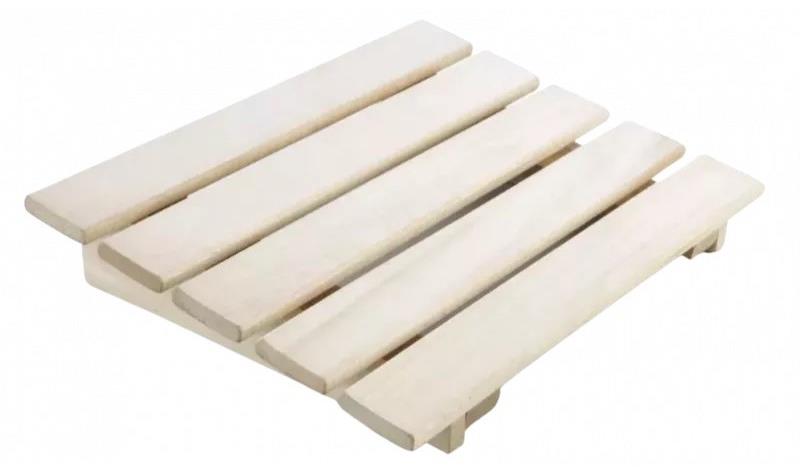 ELIGA Podhlavník do sauny drevený, 400 × 310 × 85 mm