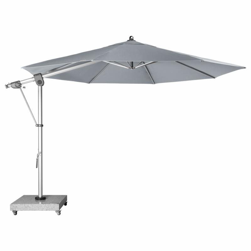 DOPPLER EXPERT 350P Záhradný slnečník s bočnou tyčou, Dezén látky T827