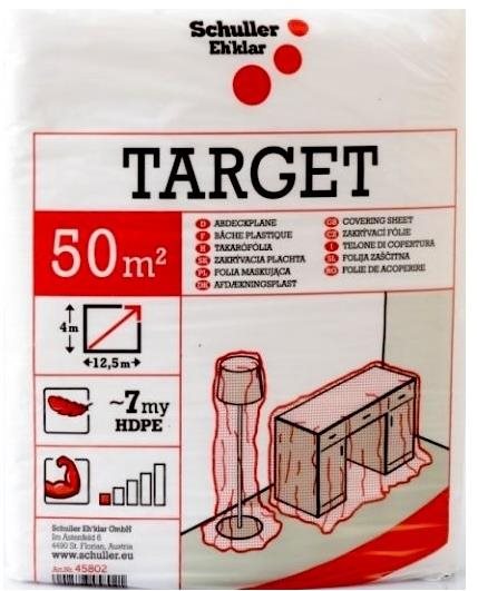 Schüller Eh'klar Zakrývacia fólia 4 × 12,5 m 7 μm