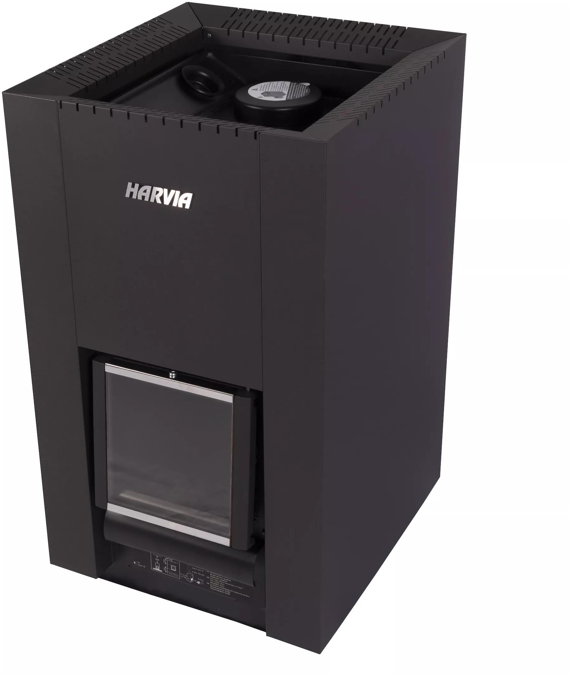Harvia Saunové kachle na drevo Linear 22, Black