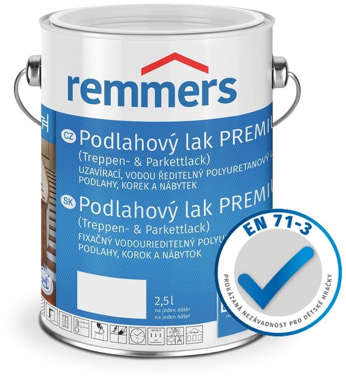 Remmers Podlahový lak Premium 2,5 l Hedvábně lesklý