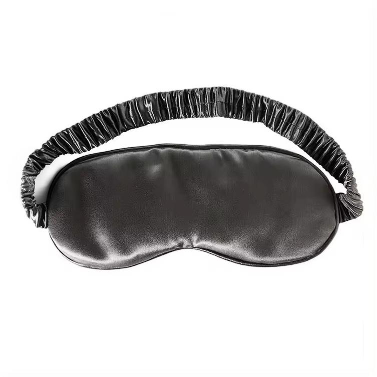 UVtech Hodvábna maska na spanie H-1, čierna