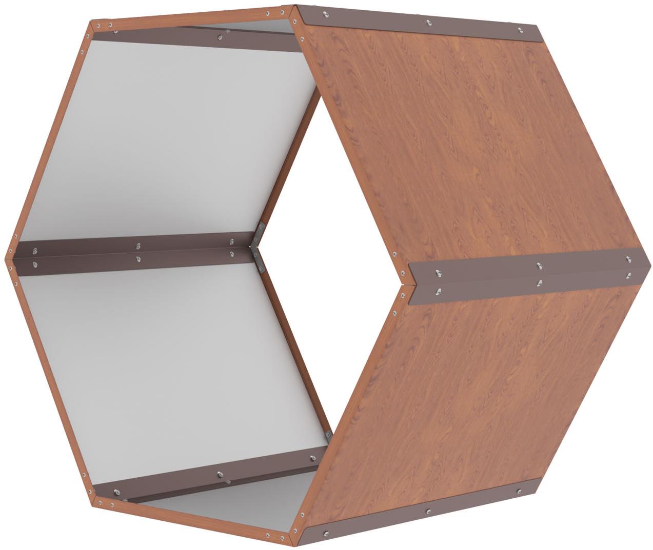 G21 HEX 53 – 92 × 60 cm, hnedý