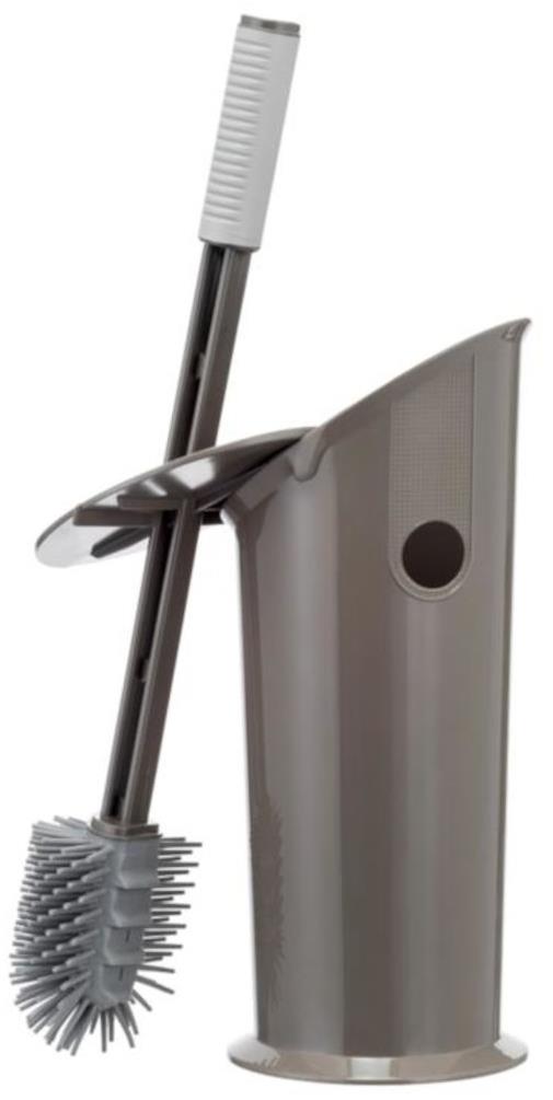 BAMA Štetka gumová na WC, farba hnedá