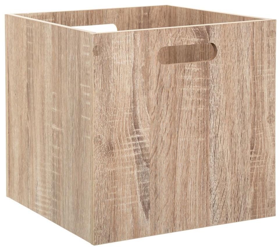 5five Simply Smart Úložný box vo farbe prírodného dreva 31 × 31 cm