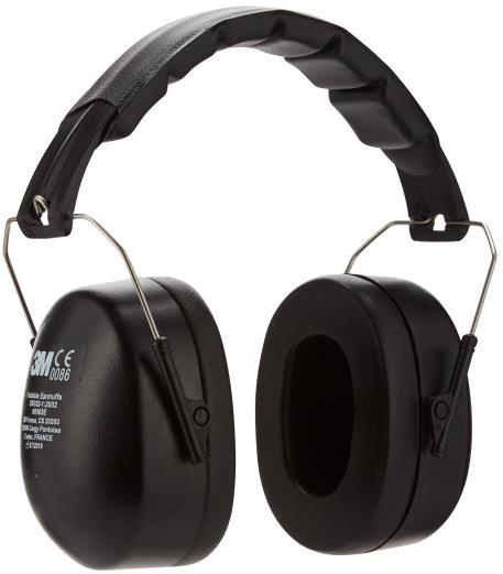 3M Skladacie chrániče sluchu čierne