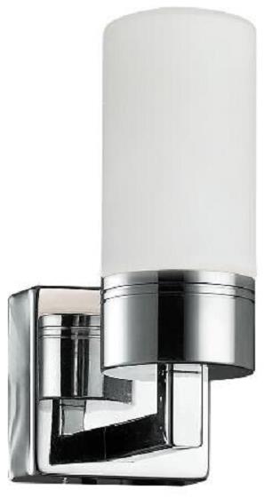 Prezent Kúpeľňové nástenné svietidlo Anita, G9, 33 W, bez zdroja, IP44, lesklý chróm