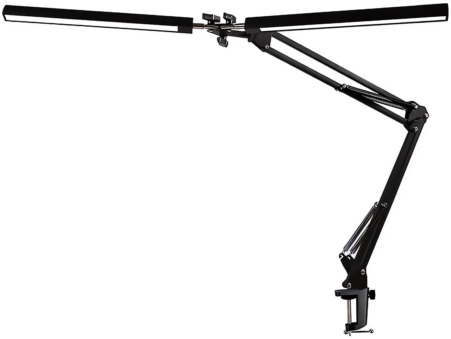 Izoxis 23080 Multifunkčná nastaviteľná stolná lampa 168 LED, 24 W, 3 200 – 6 000 K, čierna