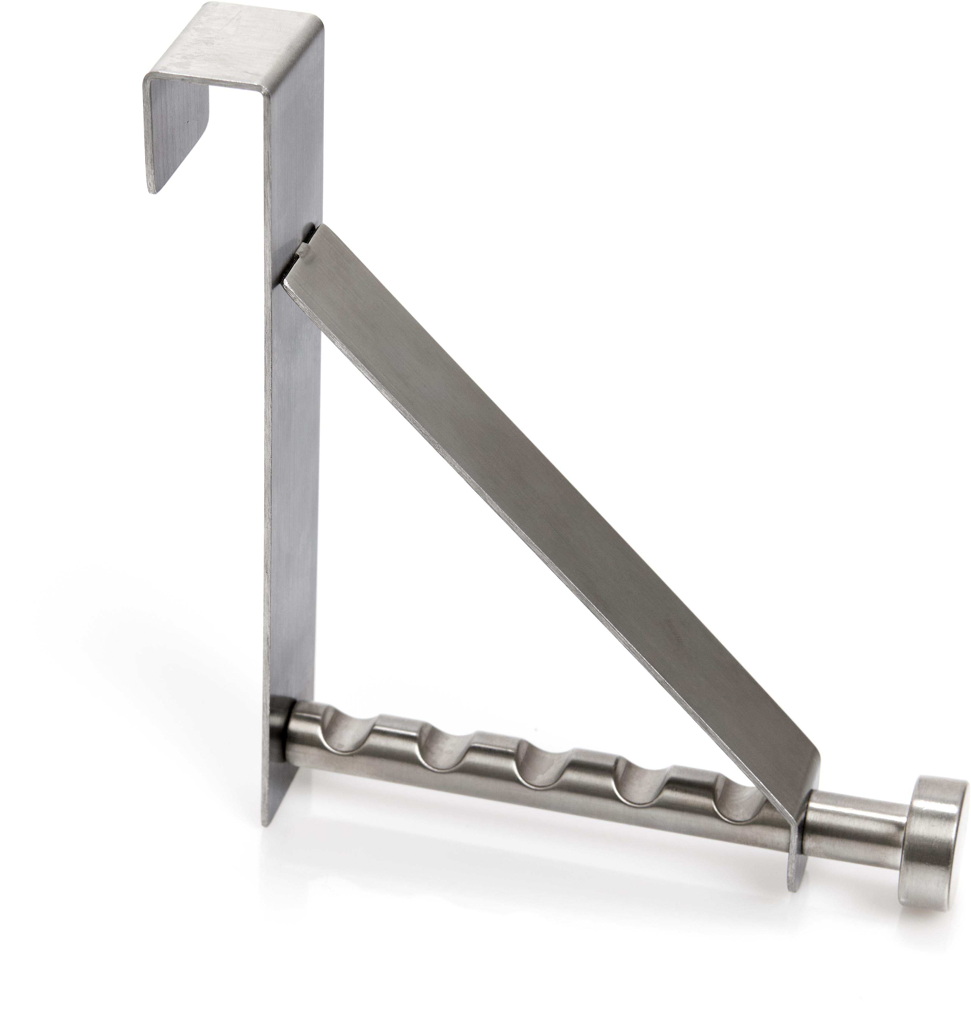 ZELLER Háčik na dvere sivý 3 × 15,3 × 15,4 cm