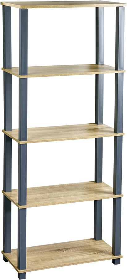 KESPER Regál policový Blue 5 políc, plast, MDF, 60 × 147 × 29 cm