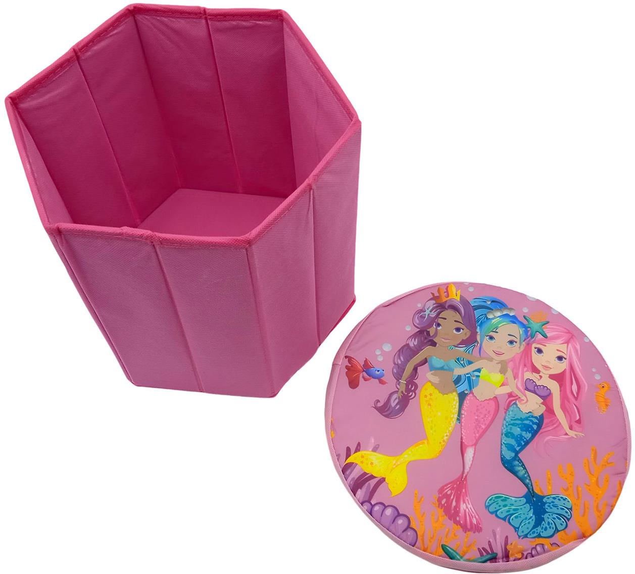 Disney Úložný box na hračky s vekom – Morské panny