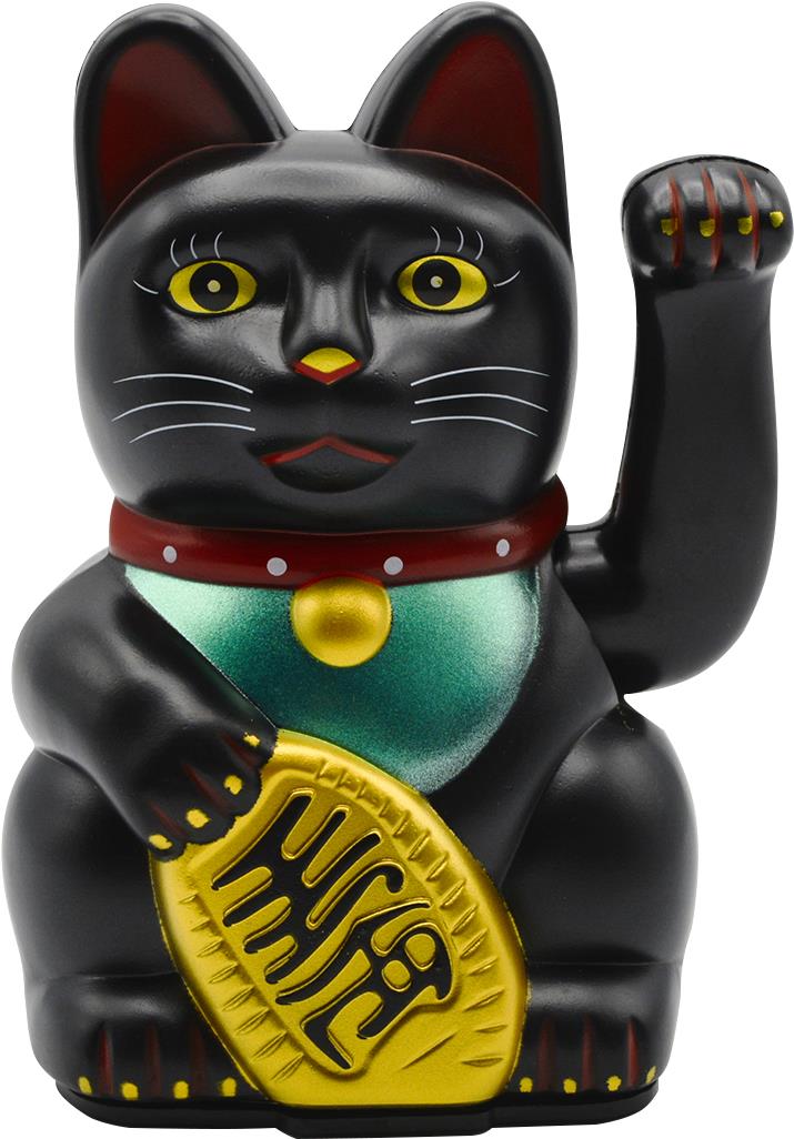 Empt Maneki Neko Mačka šťastia čierna