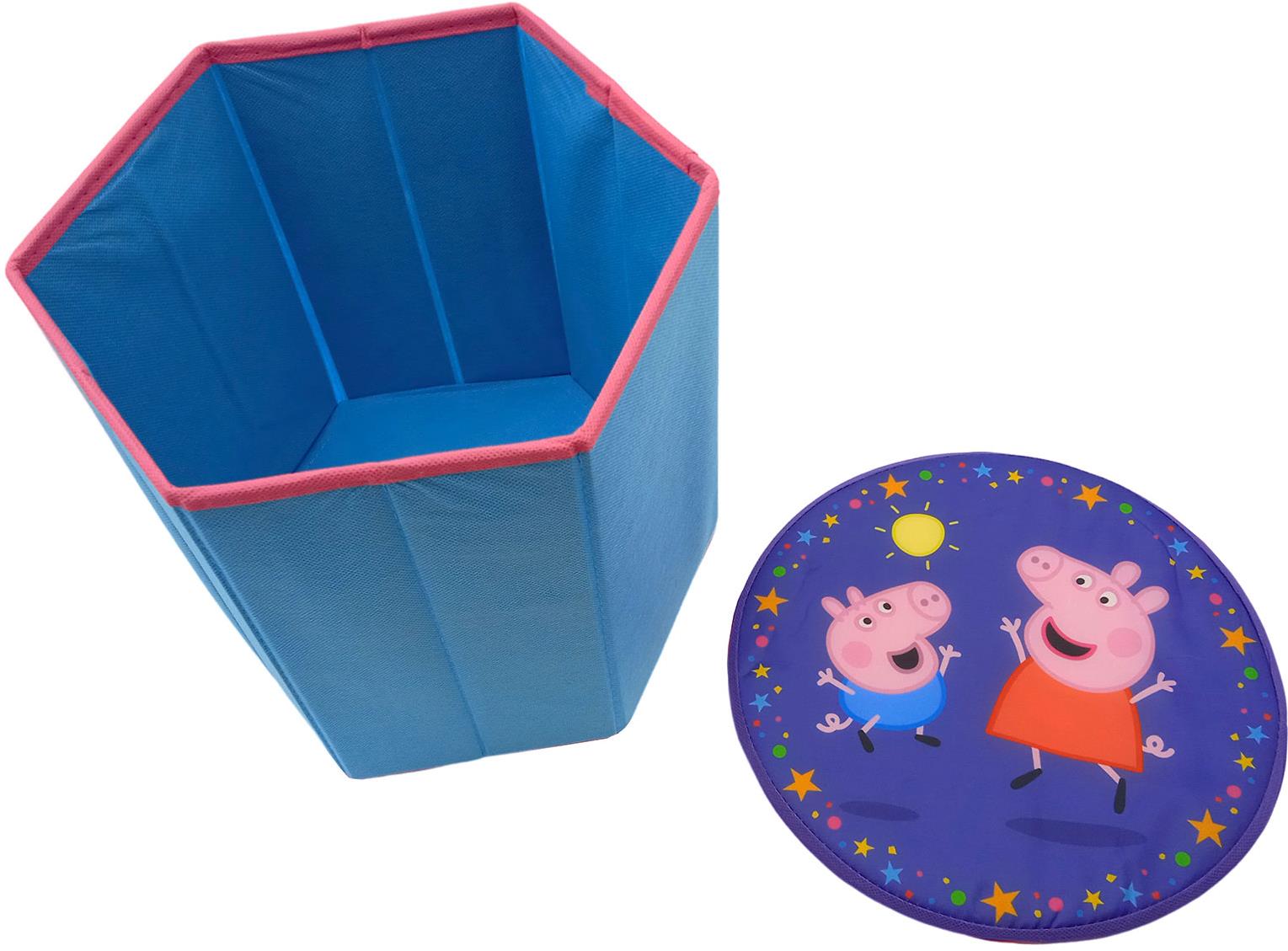 DISNEY Úložný box na hračky s vekom – Prasiatko Peppina
