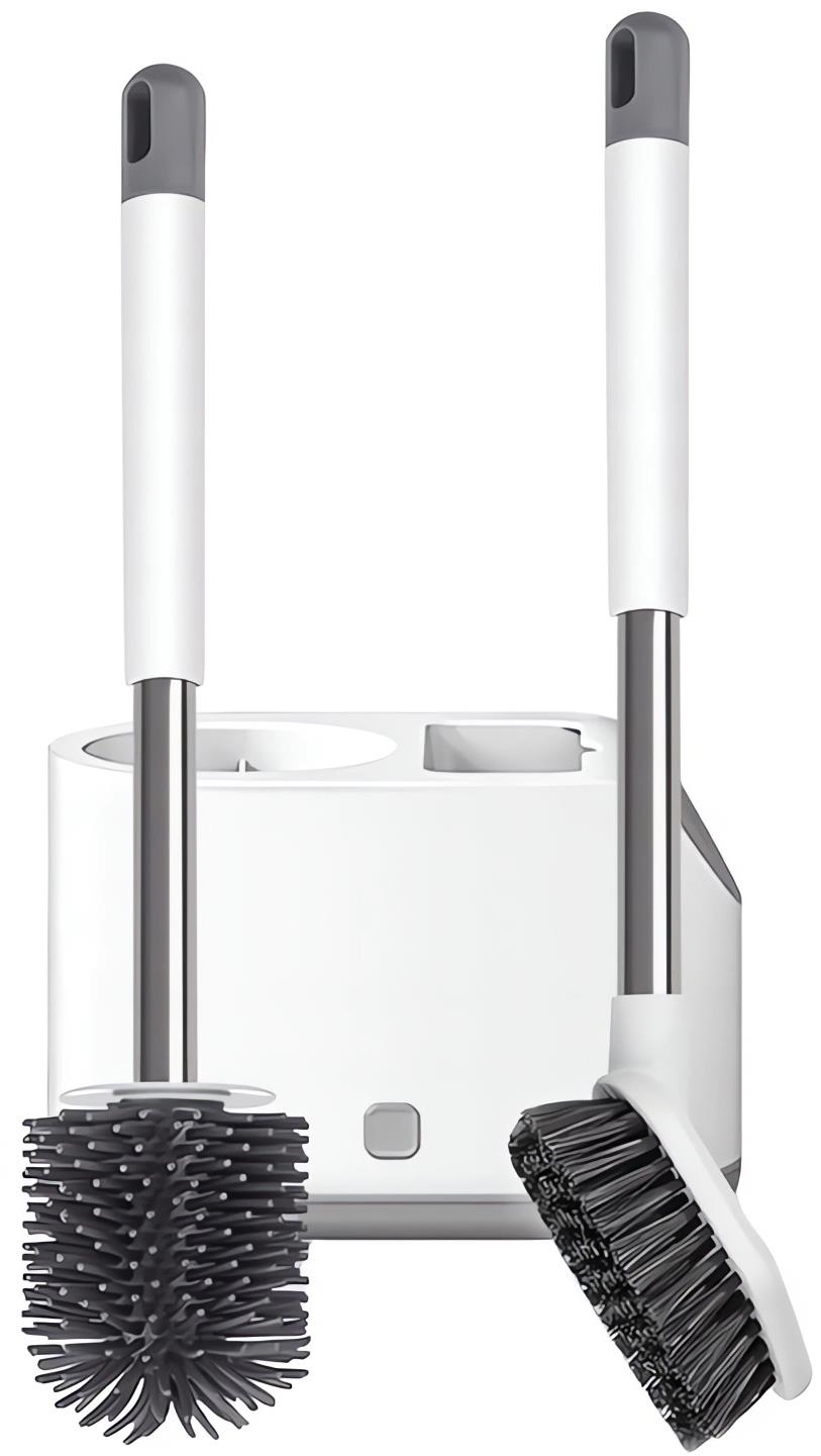 Ruhhy 24377 Silikónová kefa na WC 2 v 1