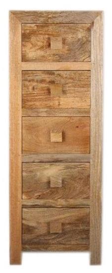 LAKŠMI Komoda Hina 60 × 120 × 45 cm z mangového dreva