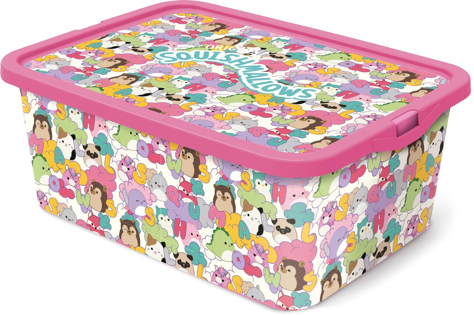 STOR Squishmallows úložný box s vekom – 13 l