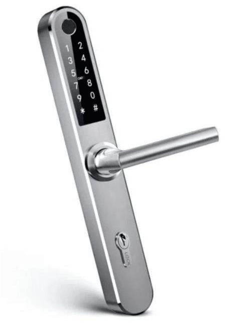 BOT Inteligentná kľučka strieborná 90 mm Tuya Smart