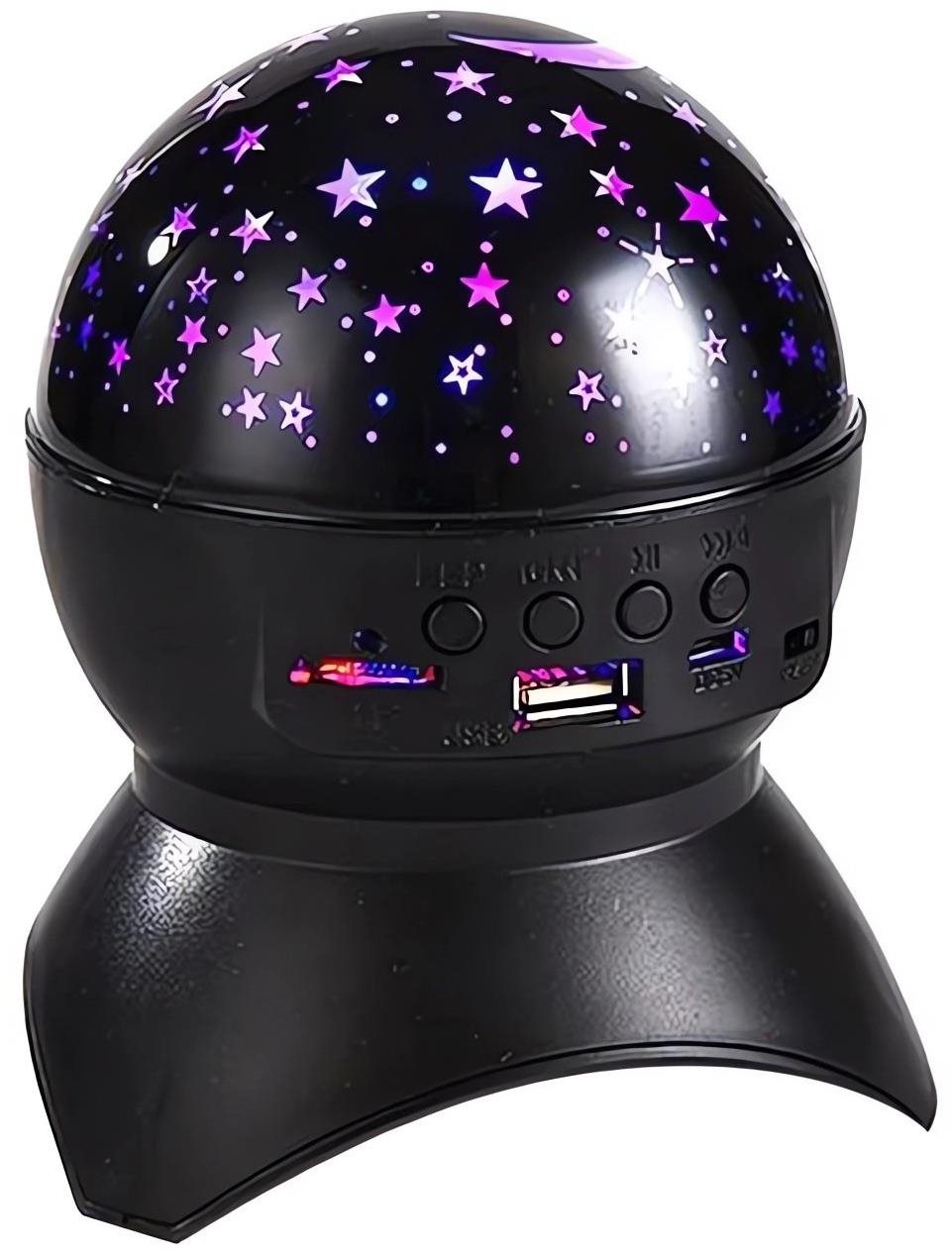 Verk 15904 Projektor nočnej oblohy s reproduktorom Bluetooth čierny
