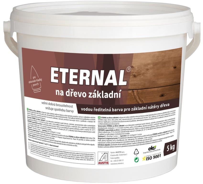 Austis Eternal na drevo základná 5 kg, farba biela