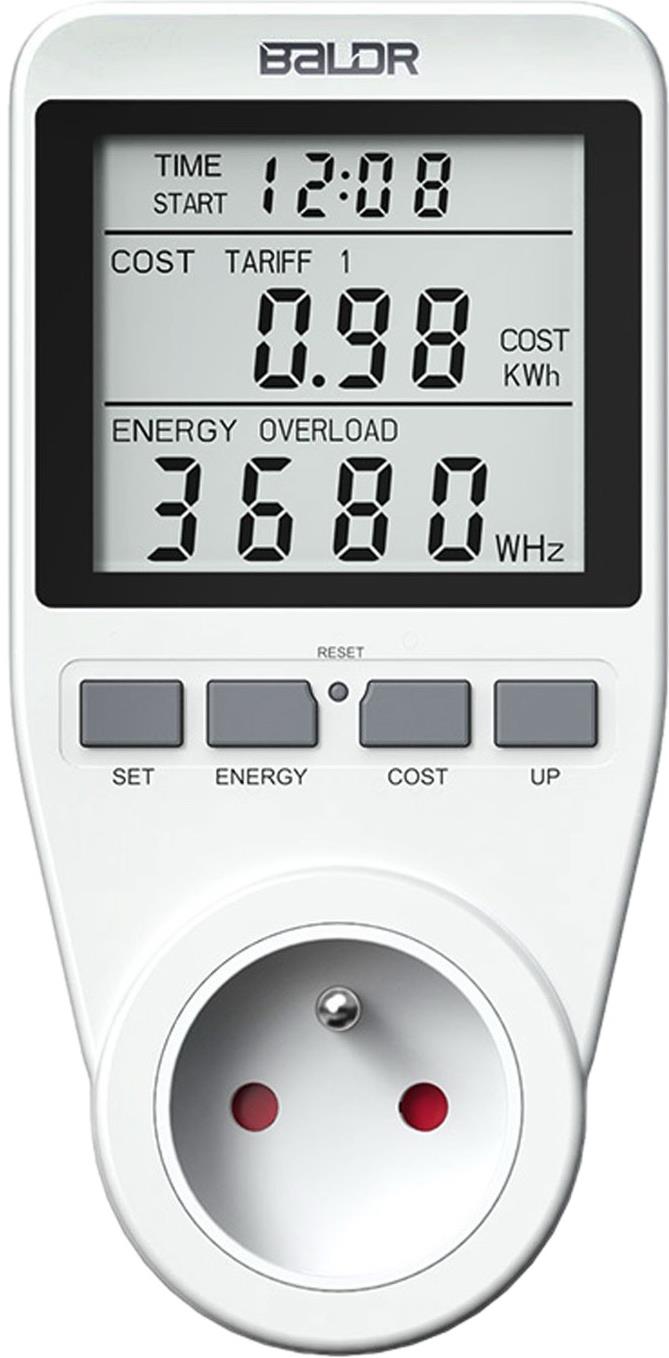 BALDR Merač spotreby jednorazový Berdsen BD-990, biely