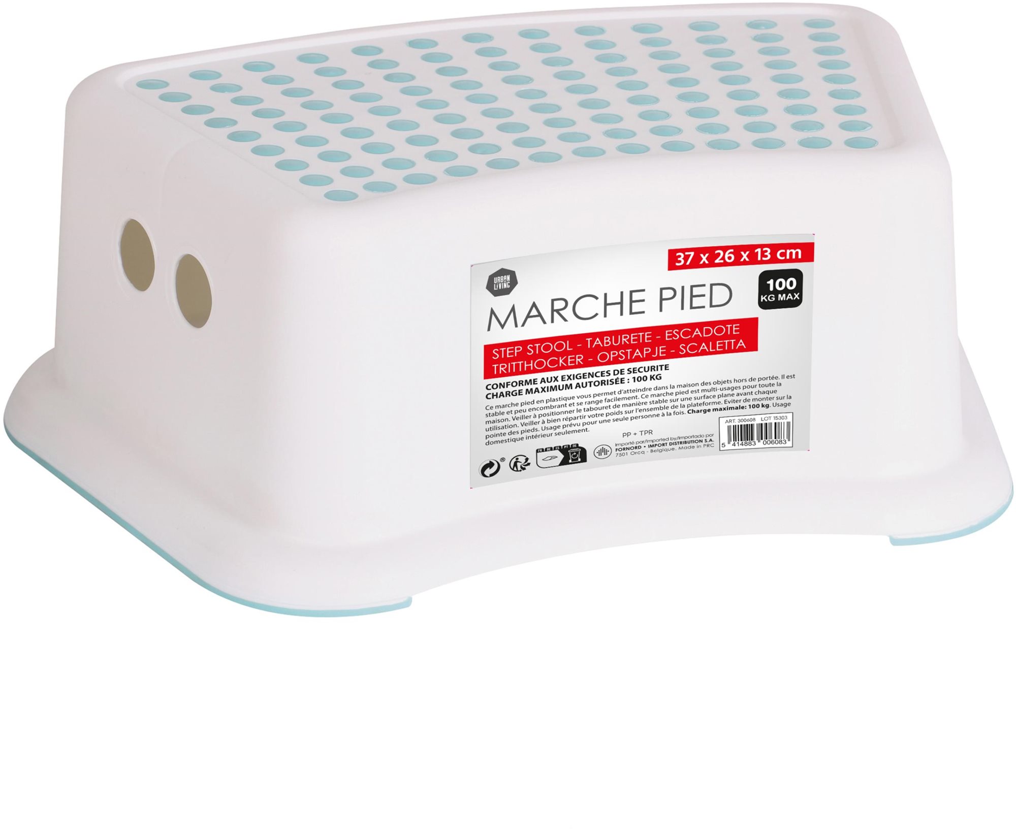 DOCHTMANN Stolička plastová 37 × 26 × 13 cm mix farieb