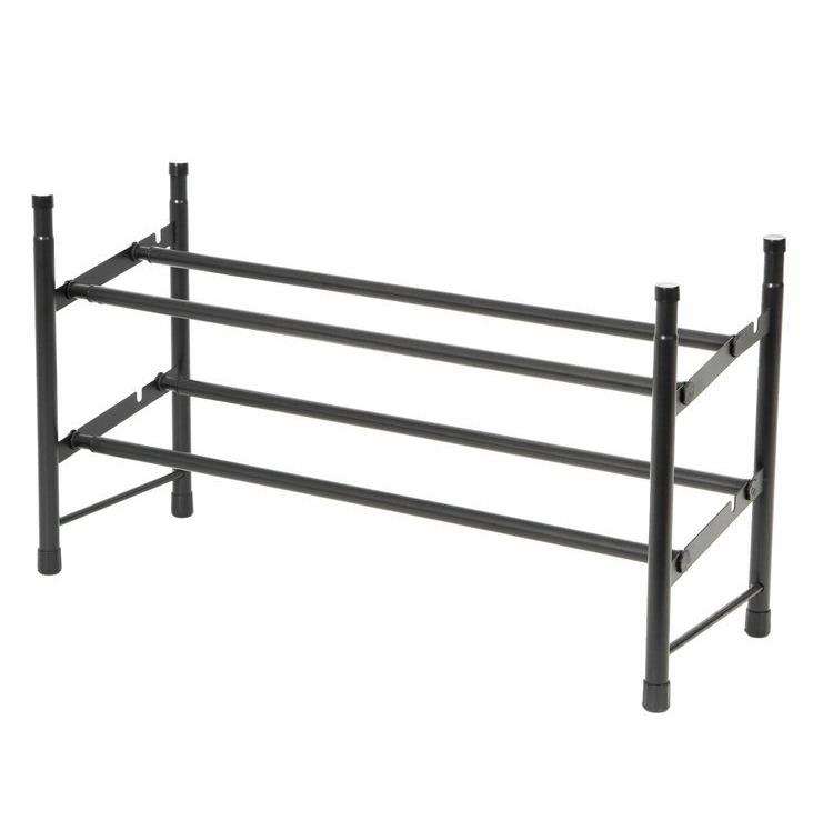 Compactor Stilito Dvojposchodový botník, 6 – 12 párov topánok, rozšíriteľný 62 – 117 × 23 × 35 cm