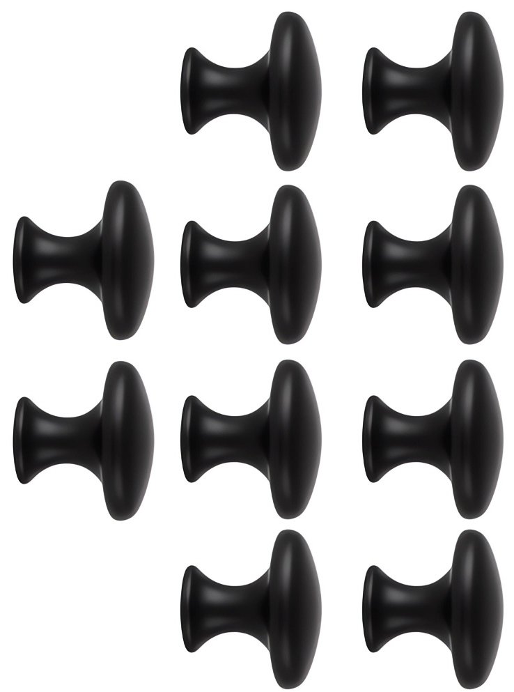 Ruhhy 25679 Nábytkové úchytky 30 mm, 10 ks, černé