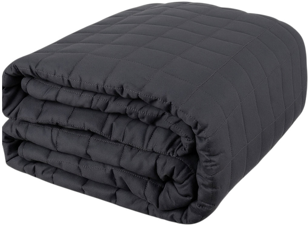 Ruhhy 24427 Záťažová prikrývka antistresová 10 kg, 200 × 220 cm sivá