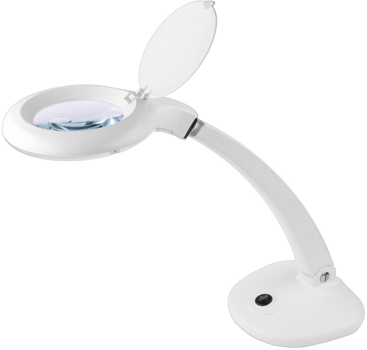 Rebel NAR0298-2 Stolná lampa s lupou 6 W, 450 lm, 6500 K, biela