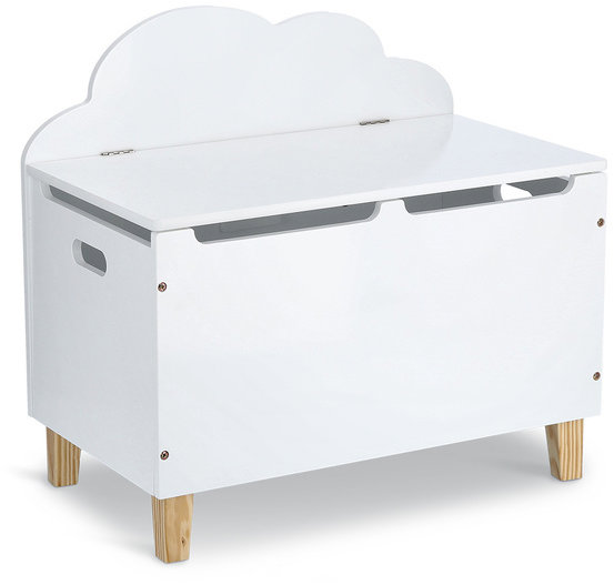 ZELLER Úložný box na hračky s víkem 60 × 34,5 × 56 cm, bílý