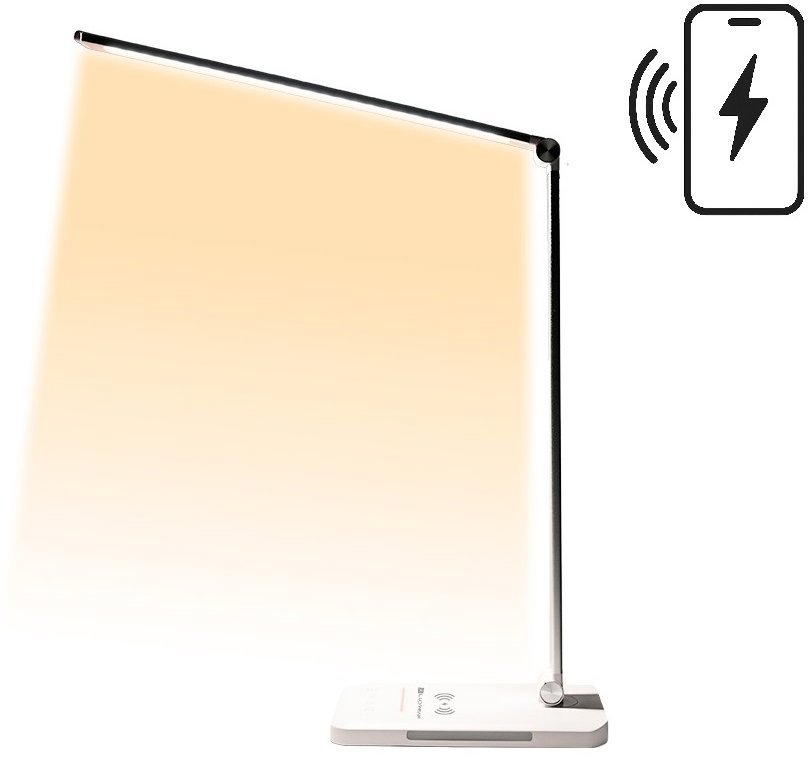 LuDream Focus Charge+ White LED stolná lampa bez modrej zložky