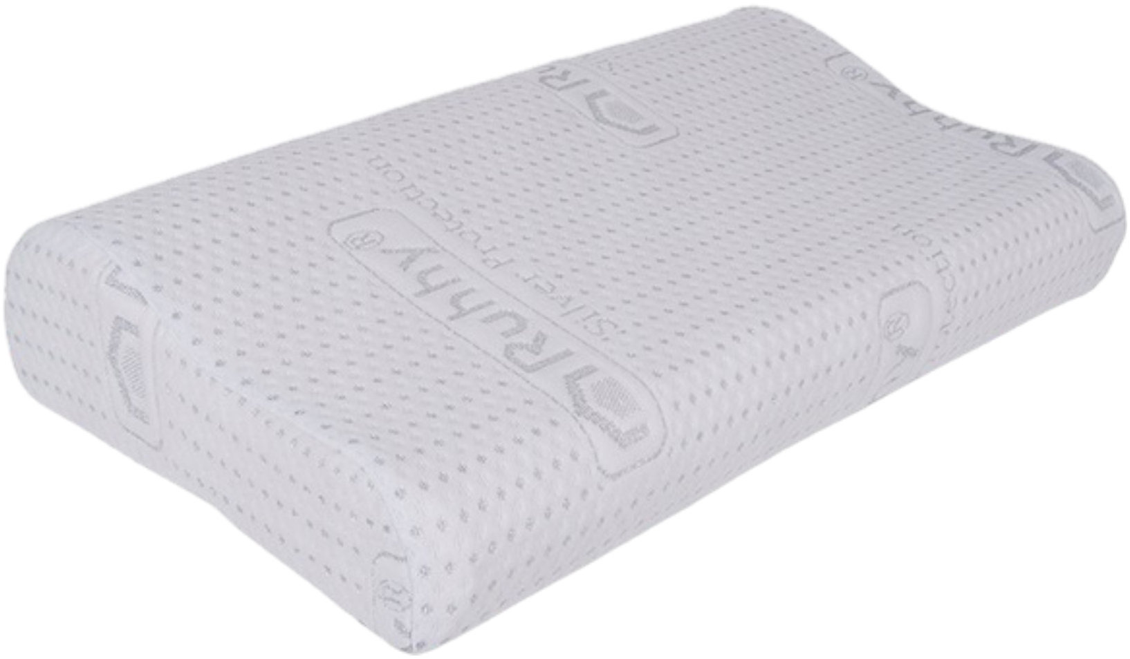 Ruhhy 26039 Ortopedický vankúš z pamäťovej peny, biely