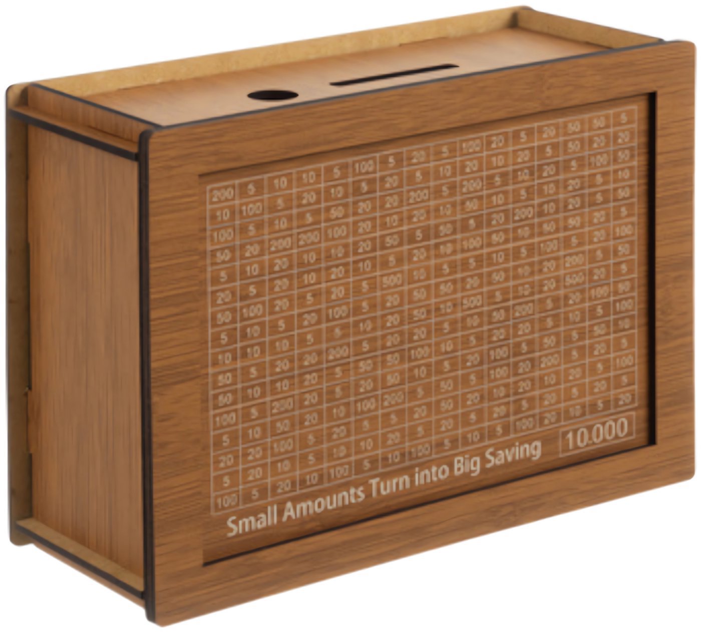 Ruhhy 24602 Dřevěná spořící pokladnička s výzvou