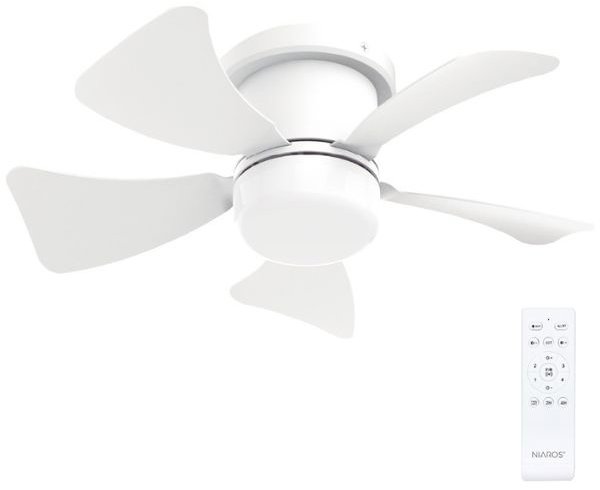 Garsaco Stropný ventilátor so svetlom Oristan 46 cm 25 W 1400 lm CCT, diaľkové ovládanie