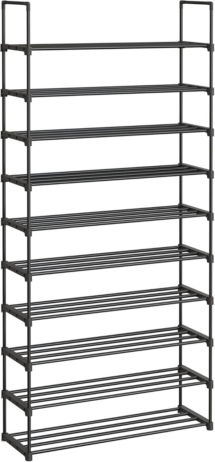 Songmics Botník Clarna 206 cm čierny