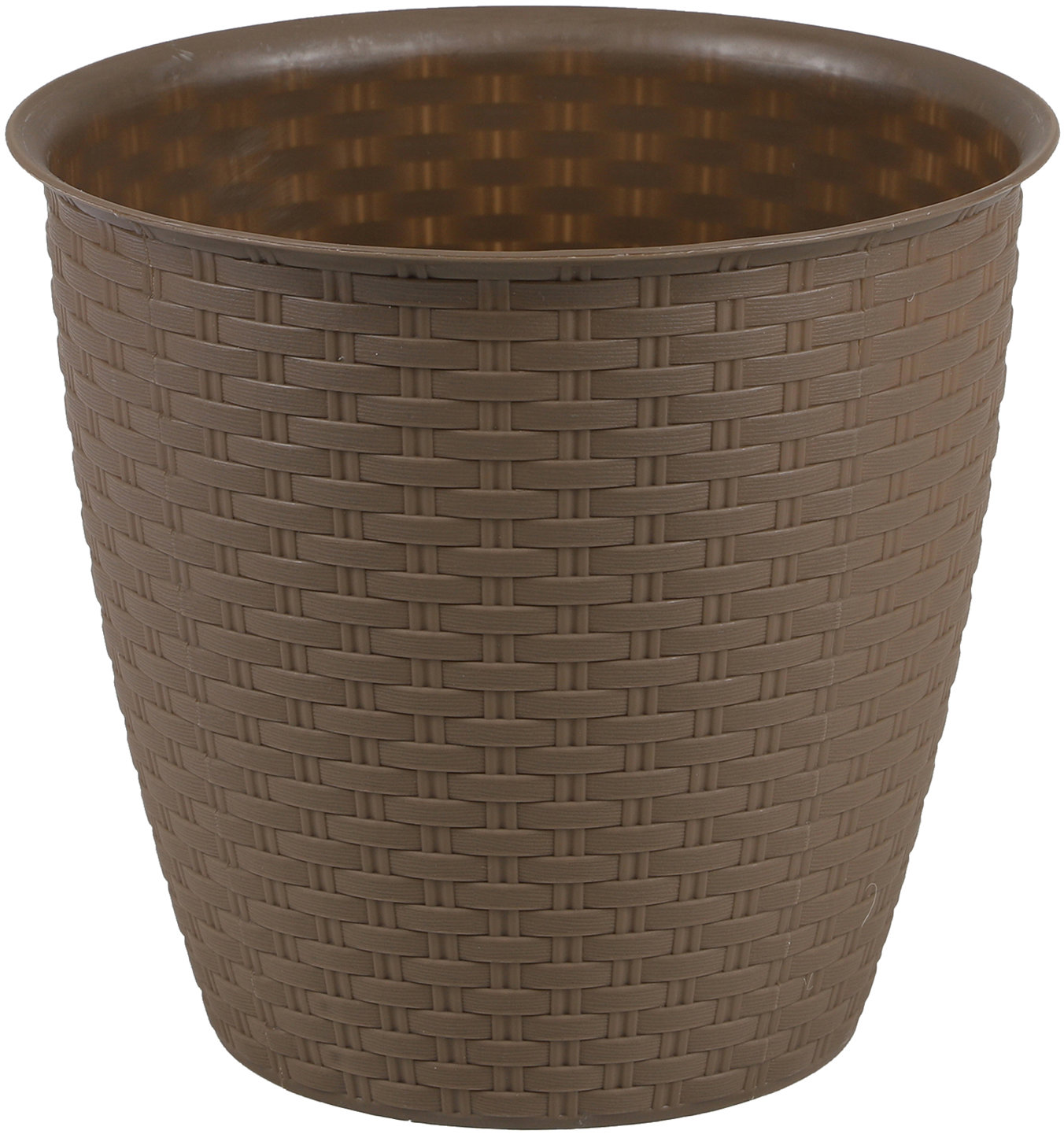 DOCHTMANN Kvetináč rattan 30 × 26 cm, hnedý