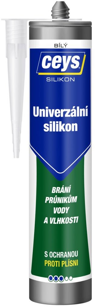 Ceys univerzální silikon 280 ml, bílý