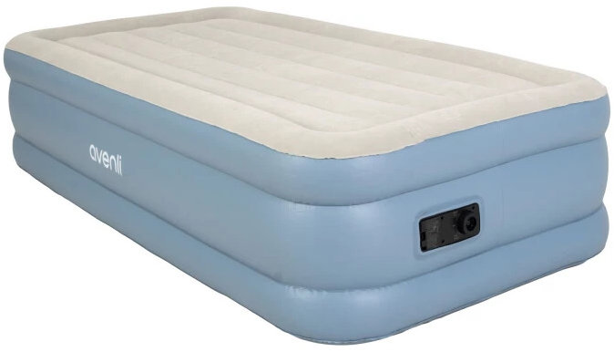 Avenli 24149EU Nafukovací matrac so vstavanou pumpou 191 × 99 × 46 cm, bielo-modrá