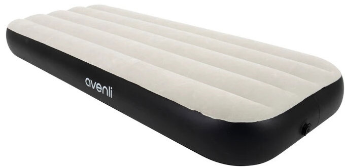Avenli 24163 Nafukovací matrac 191 × 76 × 25 cm, čierno-biely