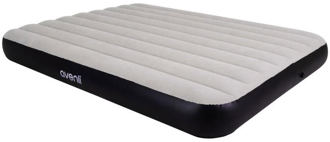 Avenli 24161 Nafukovací matrac King size 203 × 152 × 25 cm, sivý
